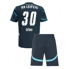 Billiga RB Leipzig Benjamin Sesko #30 Tredjeställ Barn 2024-25 Kortärmad (+ Korta byxor)